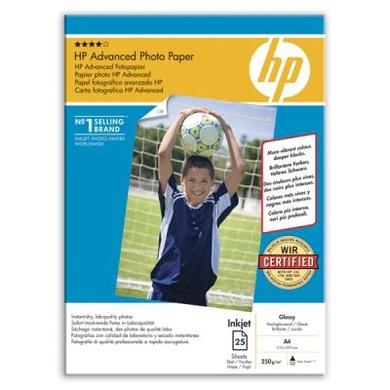 HP Advanced Glossy Photo Paper - glossy photo paper - 25 sheets
