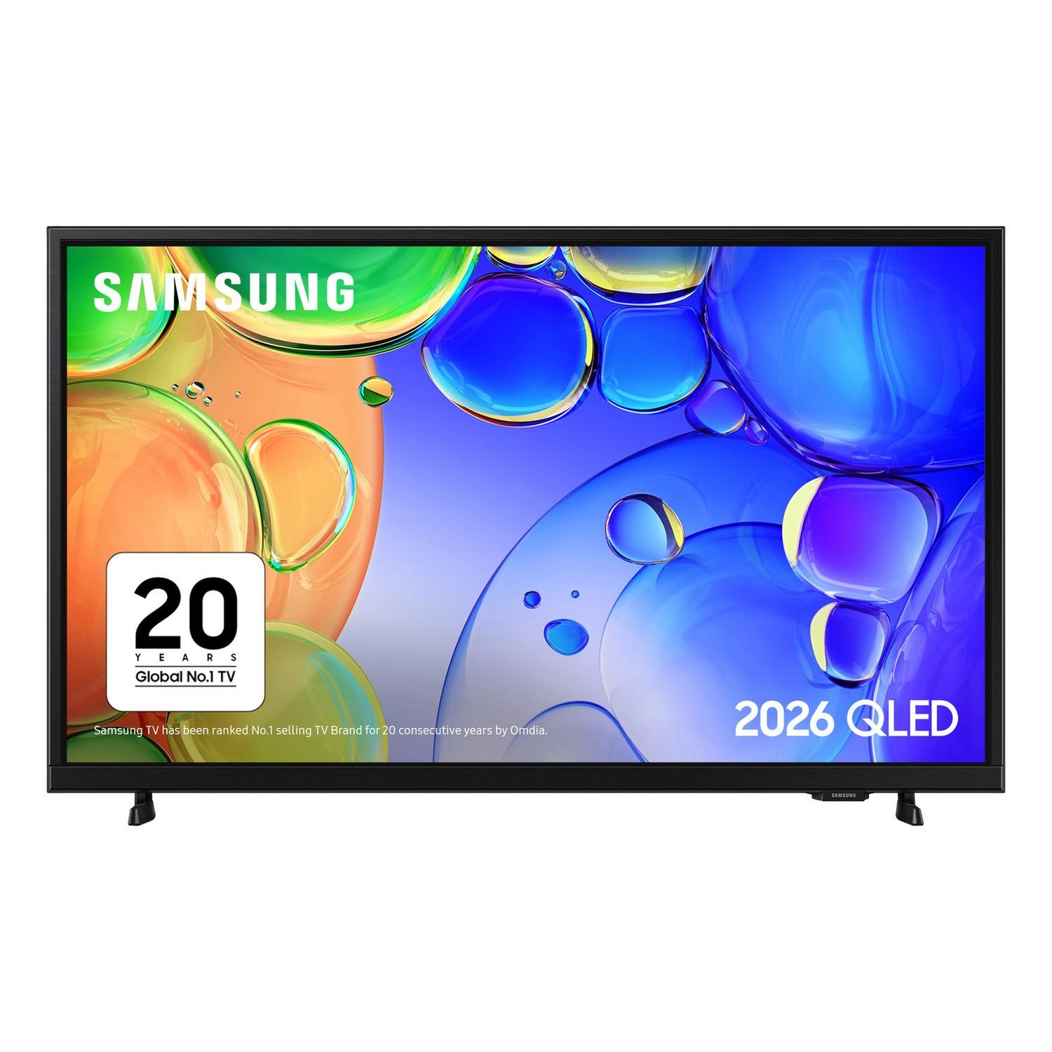 Samsung QE32Q5FAAUXXU 32 QLED Full HD Smart TV with Tizen OS HDR Smart Streaming Apps Slim Bezel Design & Compact QLED