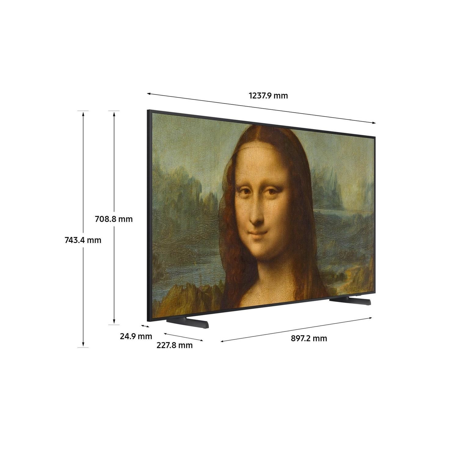 Samsung LS03B The Frame 55 Inch QLED Art TV 4K HDR Smart TV - Laptops Direct
