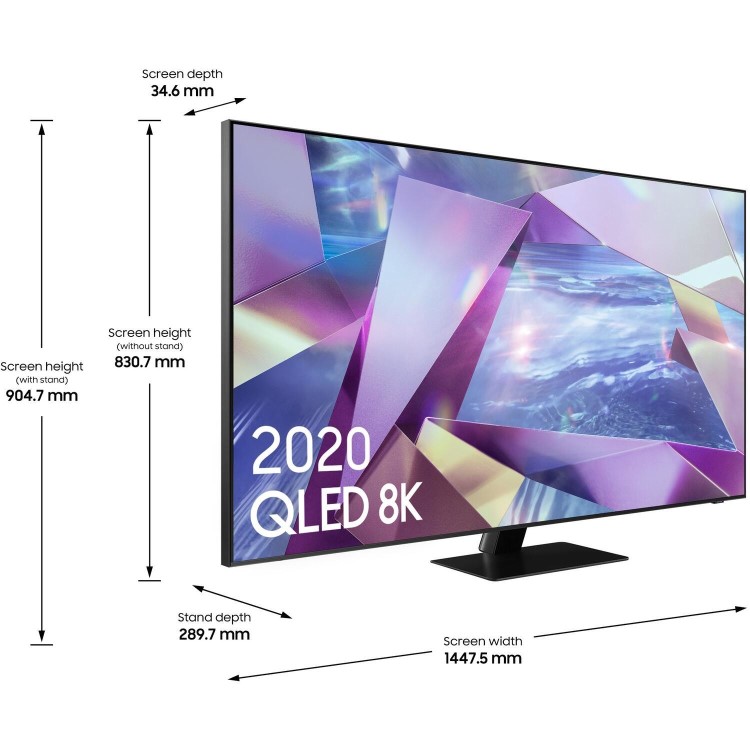 Ex Display - Samsung QE65Q700TATXXU 65" Smart 8K Quantum HDR QLED TV