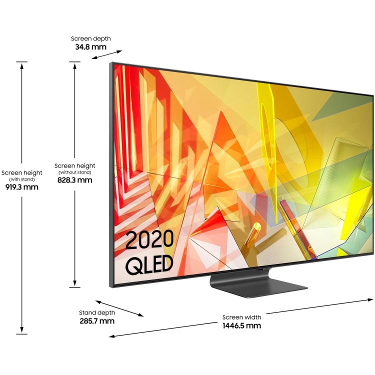 Samsung QE65Q95TATXXU 65" 4K Ultra HD HDR Smart QLED TV with Bixby Alexa and Google Assistant