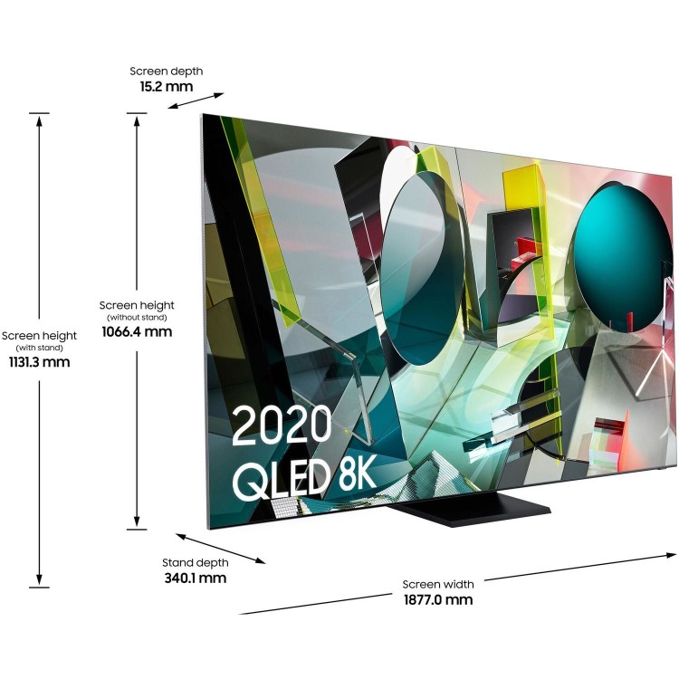 Samsung QE85Q950TSTXXU 85" Smart 8K HDR10+ QLED TV with Bixby Alexa and Google Assistant