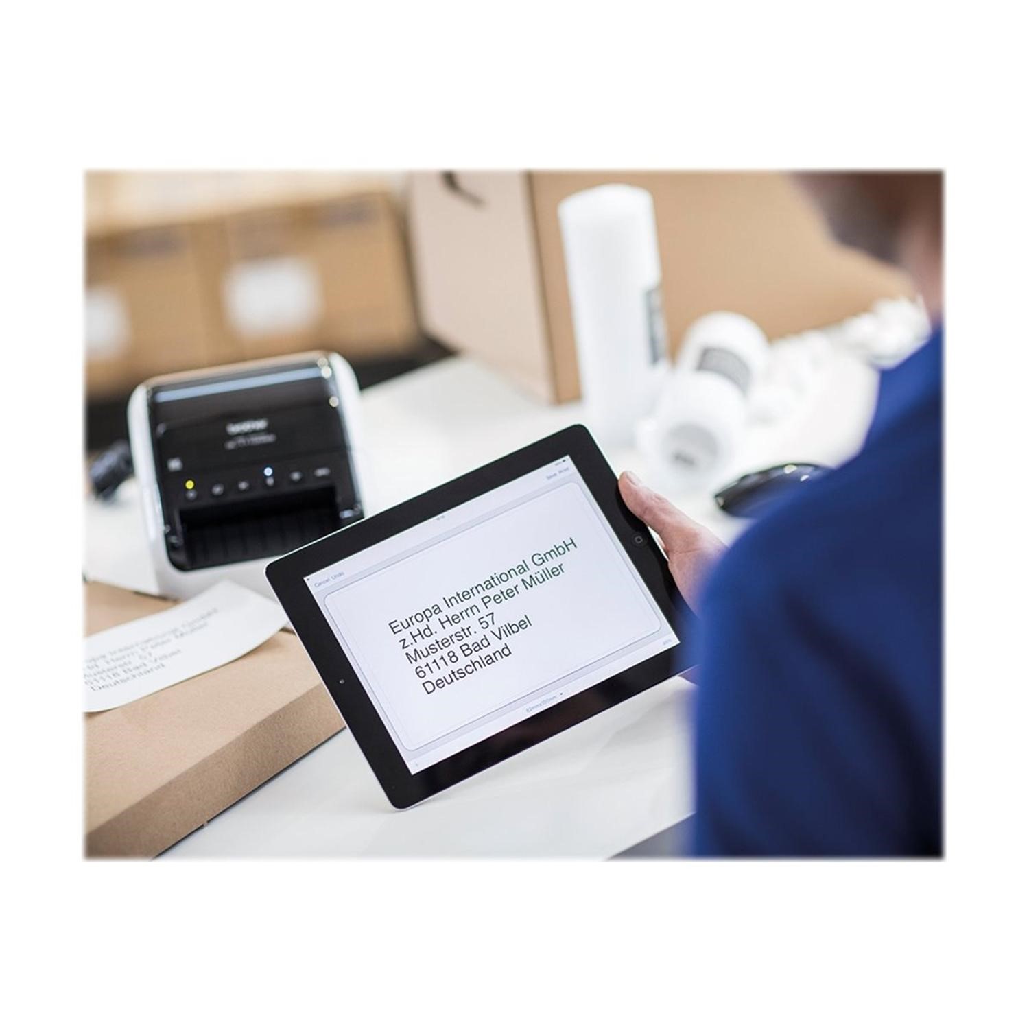 Brother QL1110NWB Wireless Shipping and Barcode Label Printer