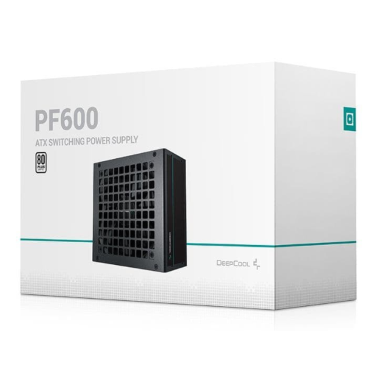 DeepCool PF600 600W Non-Modular 80 PLUS White Power Supply