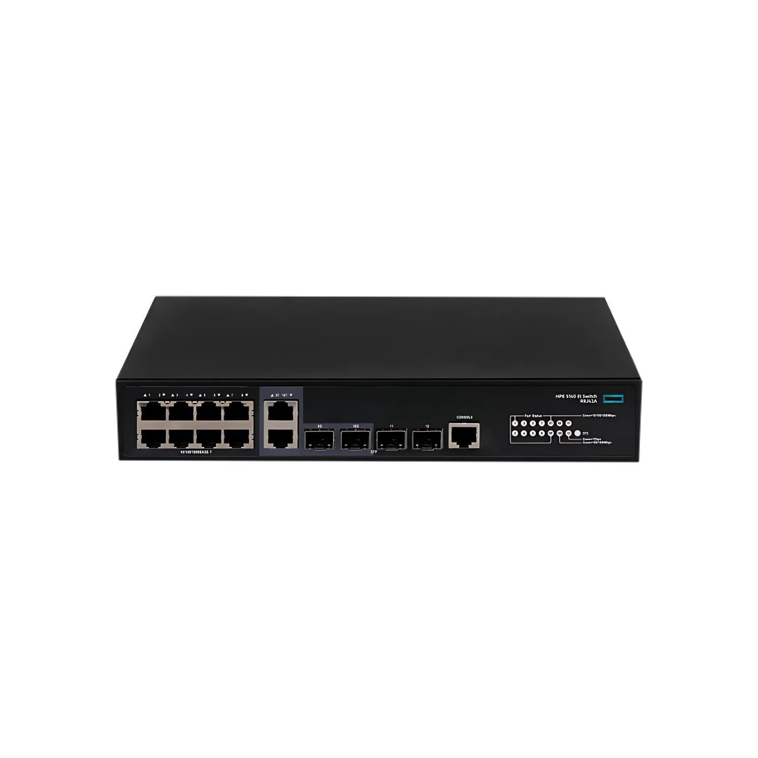 HPE FlexNetwork 5140 EI 8 Port 2 Port 1 10Gigabit SFP+ 2 Port 1 10Gigabit L3 Smart Managed 1U Rack mountable SFP+ Switch