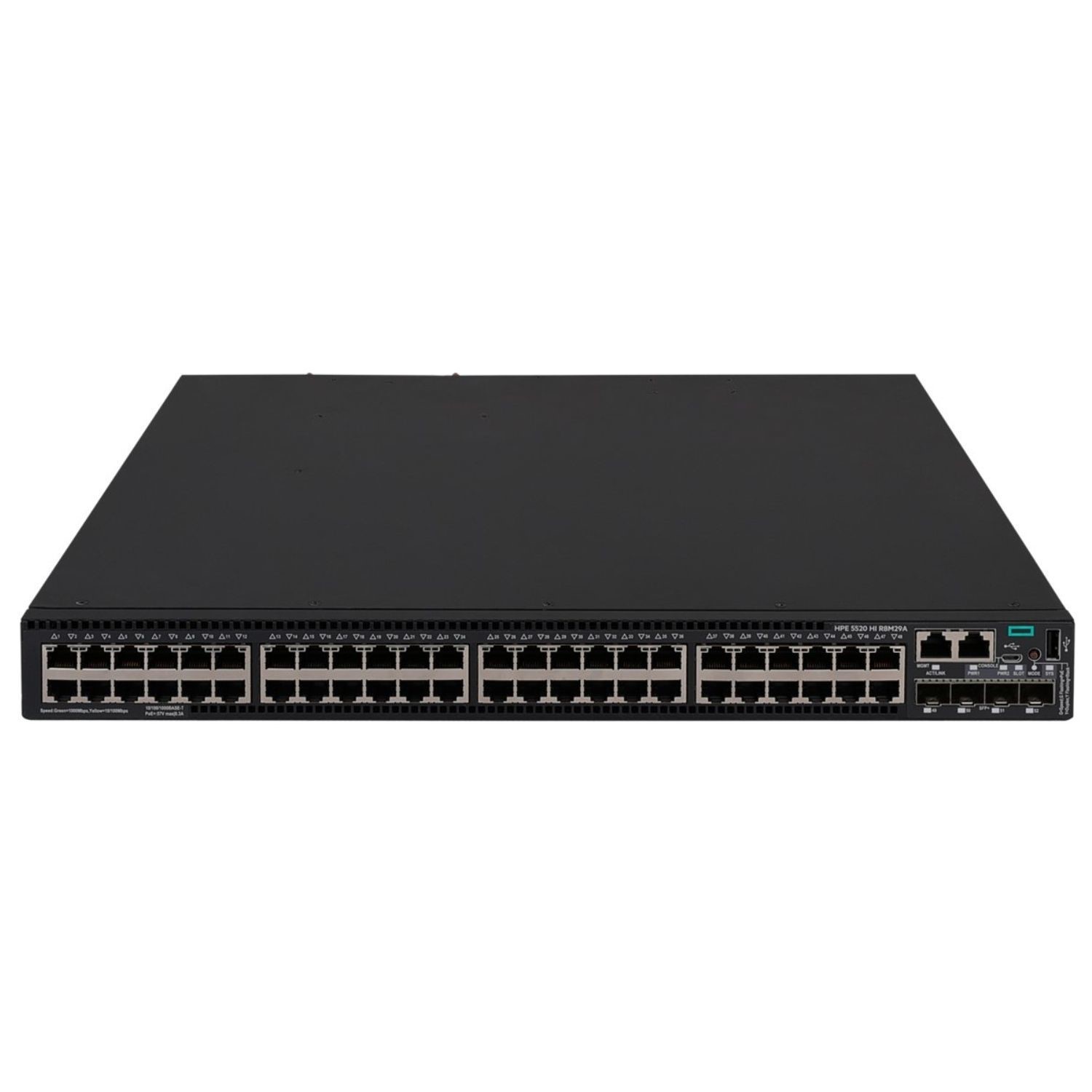 SWITCH ARUBA HPE 5520 48G PoE+ 4SFP+ HI 1-slot R8M29A EUR 1.980,00 SWITCH ARUBA HPE 5520 48G PoE+ 4SFP+ HI 1-slot R8M29A EUR 1.980,00