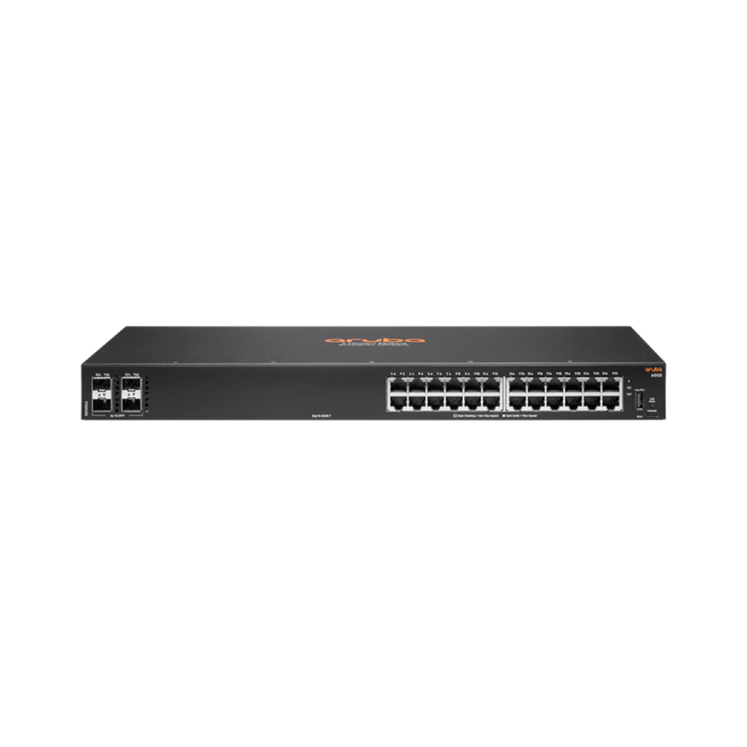 HPE Aruba 24-Port Gigabit Ethernet with SFP Non-PoE L2 Rack-mountable Managed Switch