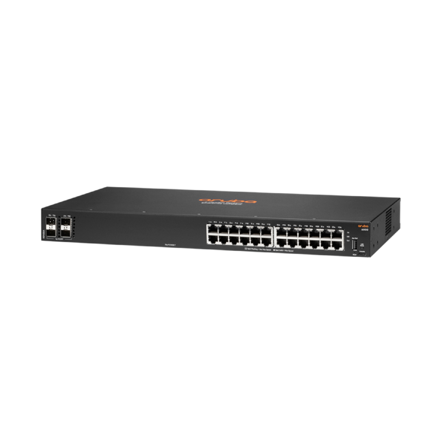 Aruba Server Rack HPE Aruba 24-Port Gigabit Ethernet with SFP Non-PoE L2 Rack-mountable ...