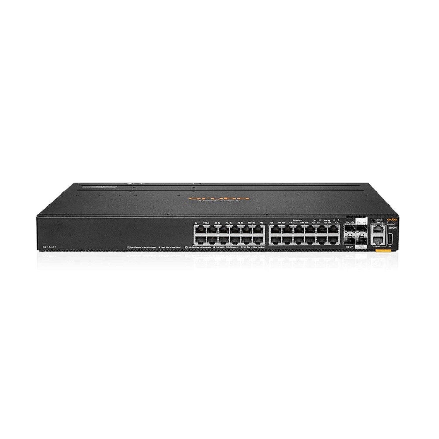 Laptops Direct - Hewlett Packard Hpe Aruba 6200M 24-Port Gigabit Ethernet L3 Rack-Mountable Managed Switch - R8Q67A