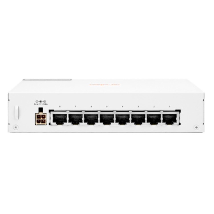 HPE Aruba Instant On 1430 8G 8-Port Class4 PoE L2 Unmanaged Rack-mountable Switch 64W