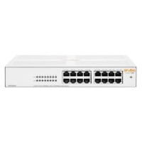 HPE Aruba Instant On 1430 16G 16-Port Class4 PoE L2 Unmanaged Rack-mountable Switch Chassis 124W - BTO
