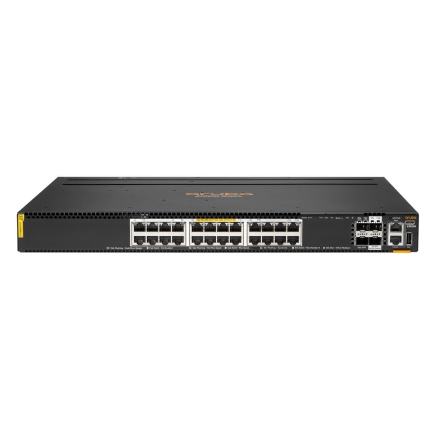 HP Enterprise Aruba 6300M 24 Port SFP+ Plus 4 Port SFP56 L3 Rack Mountable Managed Network Switch