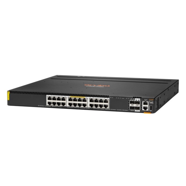 HP Enterprise Aruba 6300M 24-Port x SFP+/SFP28/SFP56 L3 Rack Mountable Managed Network Switch