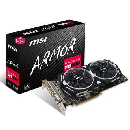 MSI ARMOR Radeon RX 580 8GB GDDR5 OC Graphics Card