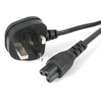 1.8m UK Plug - C5 Mains Lead