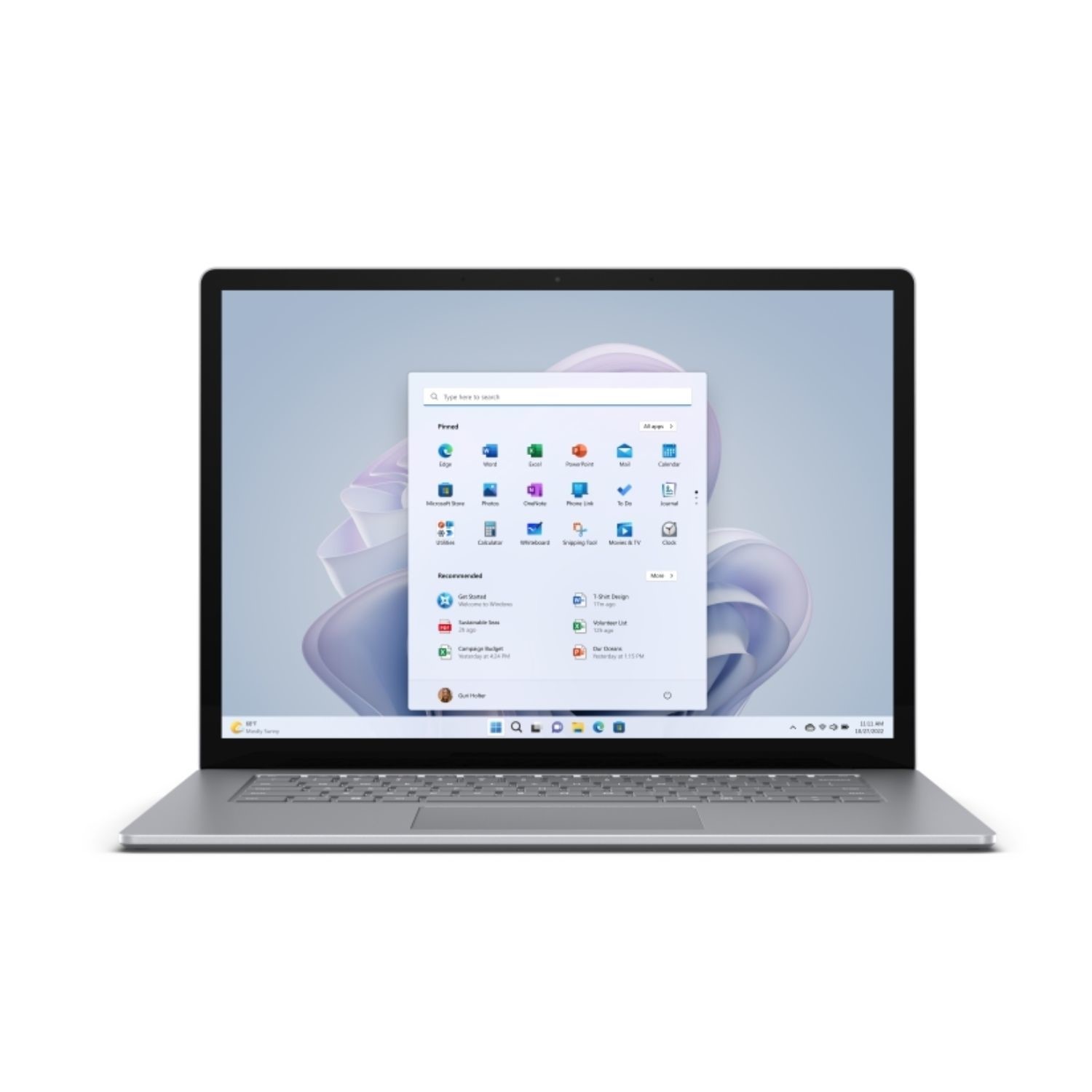 Microsoft Surface Laptop 5 Intel Core i7-1265U 8GB RAM 512GB SSD 15 Inch Windows 11 Pro Touchscreen Laptop - Platinum