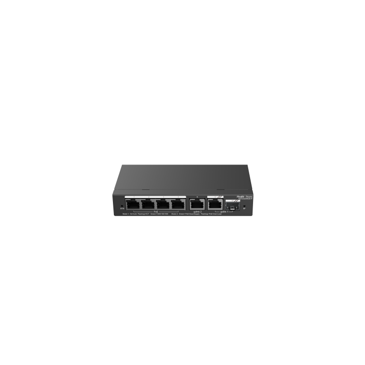 Ruijie Reyee RG-ES206GS-P 6-Port Gigabit Ethernet PoE+ Desktop Smart Managed Switch