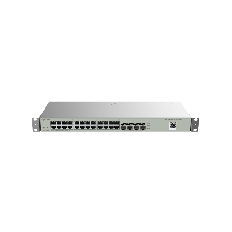 Ruijie Reyee RG-NBS3100-24GT4SFP-V2 28-Port Non-PoE Rack-Mountable Smart Managed Switch