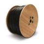 250m RG59 Coaxial CCTV Cable + 2 Core Power Shotgun Black