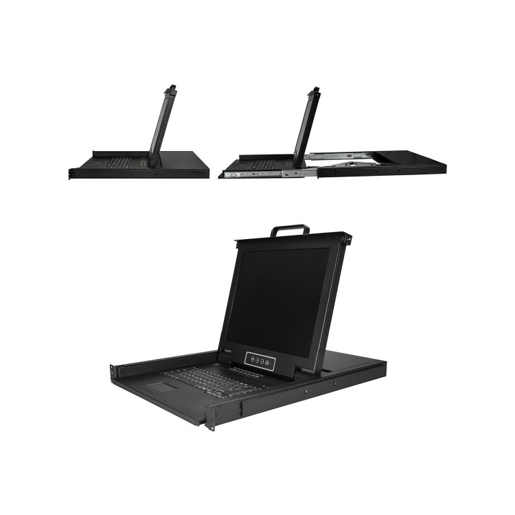 Startech Rackmount KVM Console - 16 Port with 17-inch LCD Monitor - VGA KVM - Cables and Mounting Hardware Included