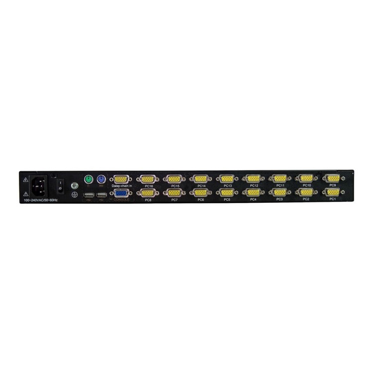 Startech Rackmount KVM Console - 16 Port with 17-inch LCD Monitor - VGA KVM - Cables and Mounting Hardware Included