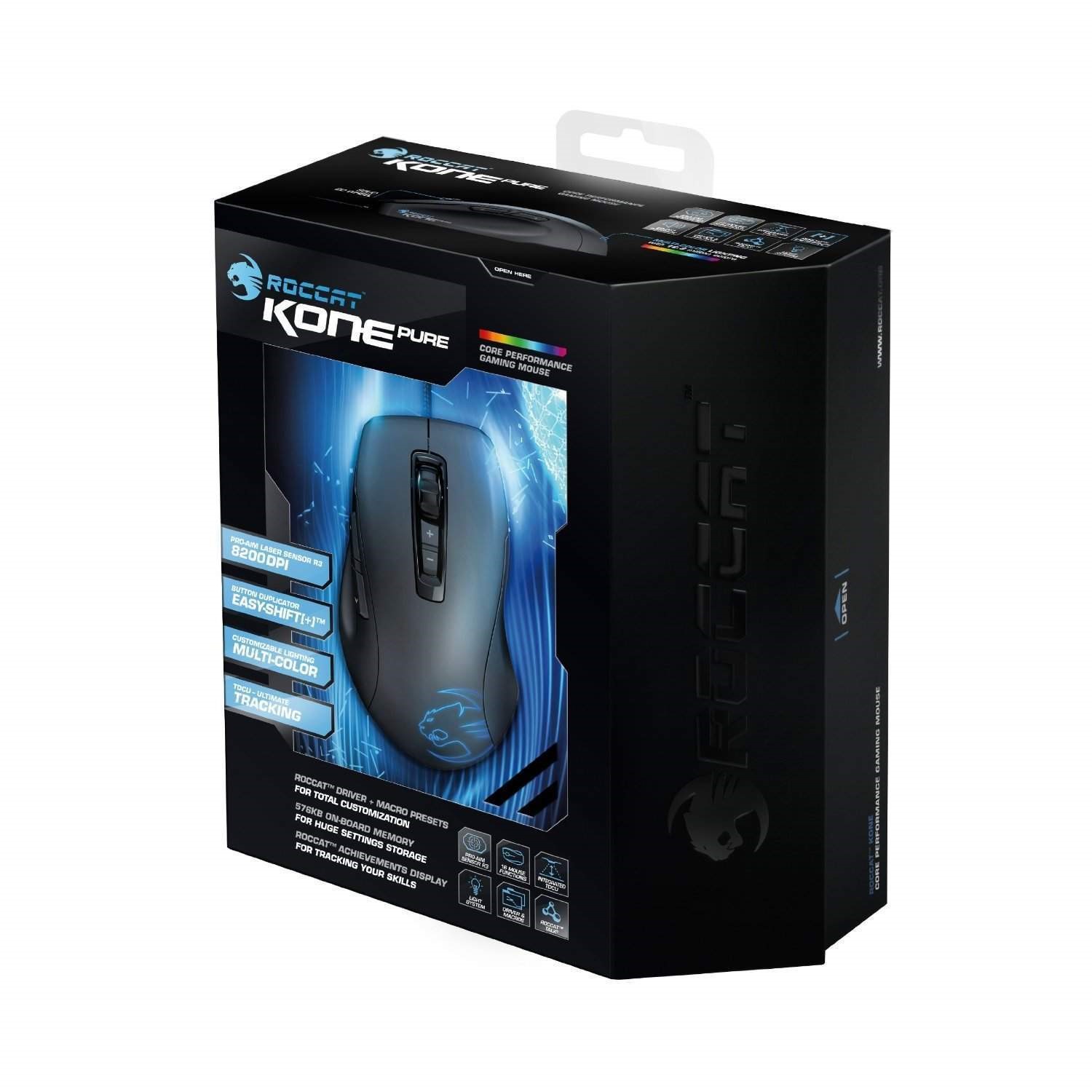 Roccat Kone Pure Core 00dpi Laser Sensor Gaming Mouse Laptops Direct