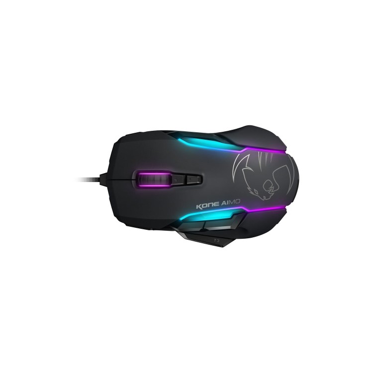 Roccat Kone AIMO RGBA Smart Customisation Gaming Mouse Black