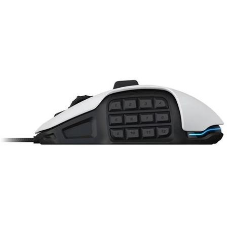 Roccat Nyth Modular MMO Laser Gaming Mouse in White - Laptops Direct