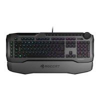 Roccat Horde AIMO Membranical RGB LED Gaming Keyboard in Grey
