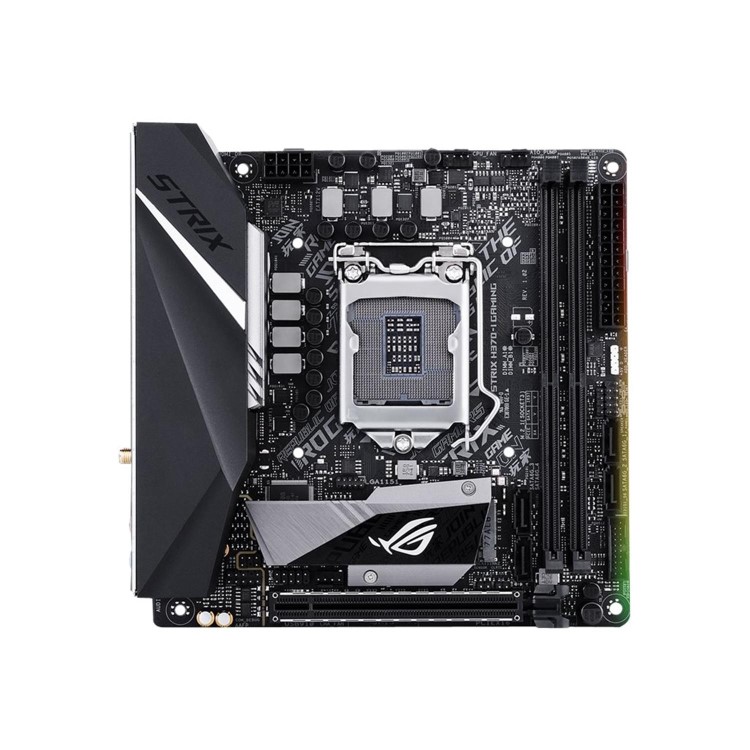ASUS ROG STRIX H370-I GAMING - Motherboard - mini ITX - LGA1151 Socket - H370 - USB 3.1 Gen 1, USB 3