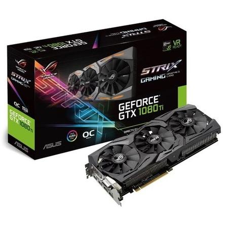 ASUS ROG STRIX GeForce GTX 1080 Ti 11GB GDDR5X OC Graphics Card