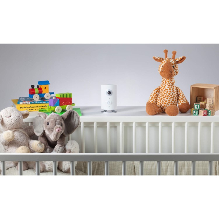 Piper HD 180º Fisheye Security Camera with Z-Wave in White