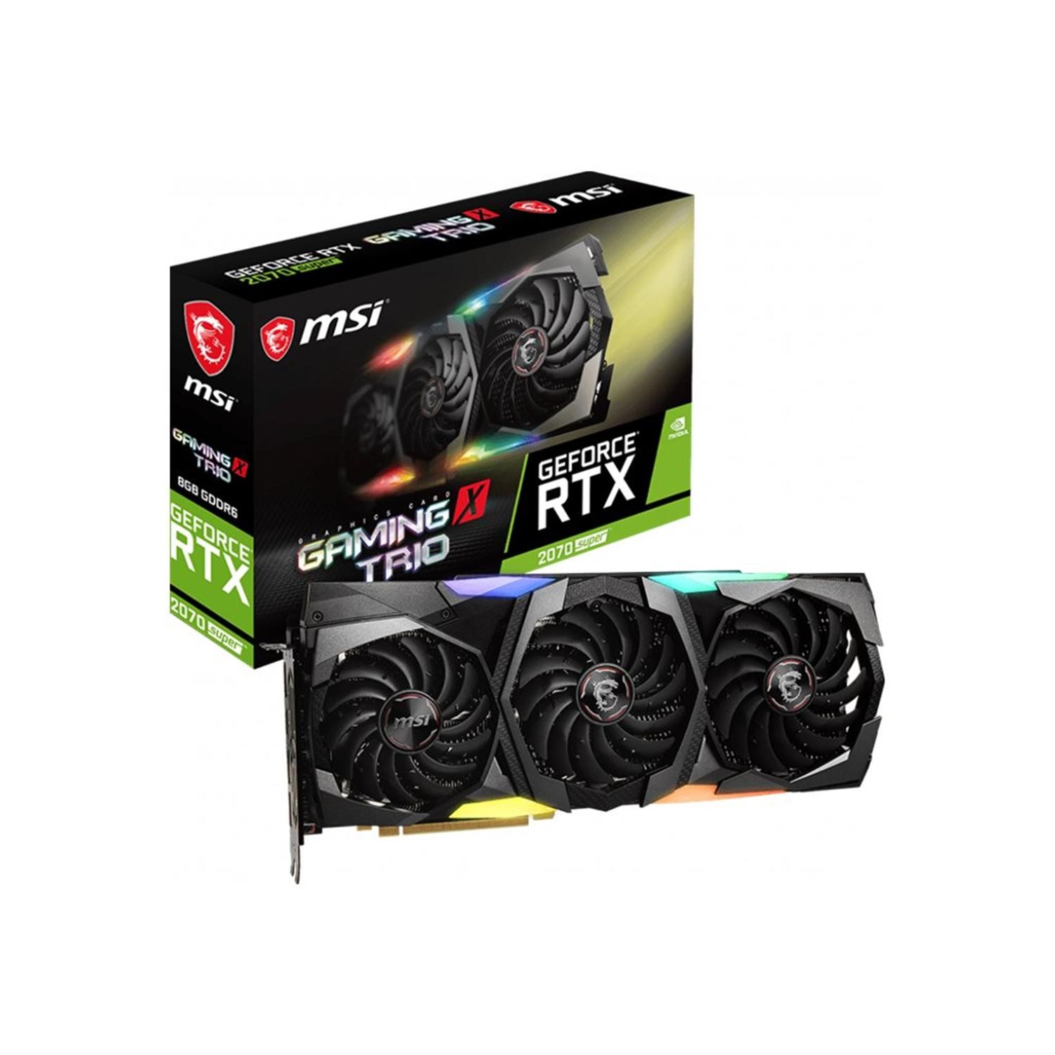 GeForce RTX 2070 super msi Refurbished - MSI NVIDIA GeForce RTX 2070 SUPER 8GB GAMING X