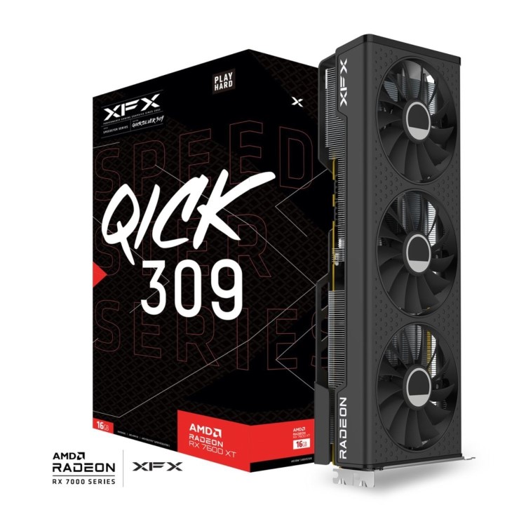 XFX Swift AMD Radeon RX 9060 XT OC White 8GB Graphics Card