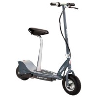 GRADE A1 - Razor E300S Scooter with Seat - Matt Grey 