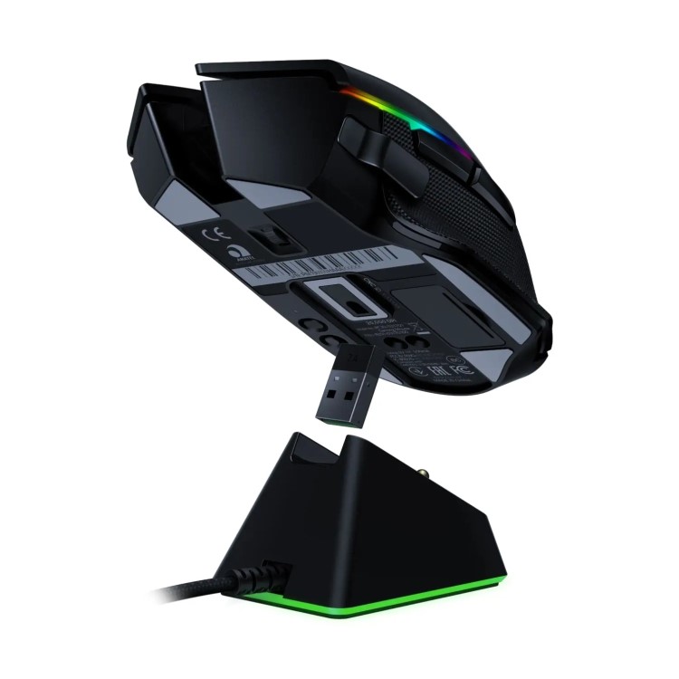 Razer Basilisk Ultimate RGB Wireless Gaming Mouse with Charging Dock Black