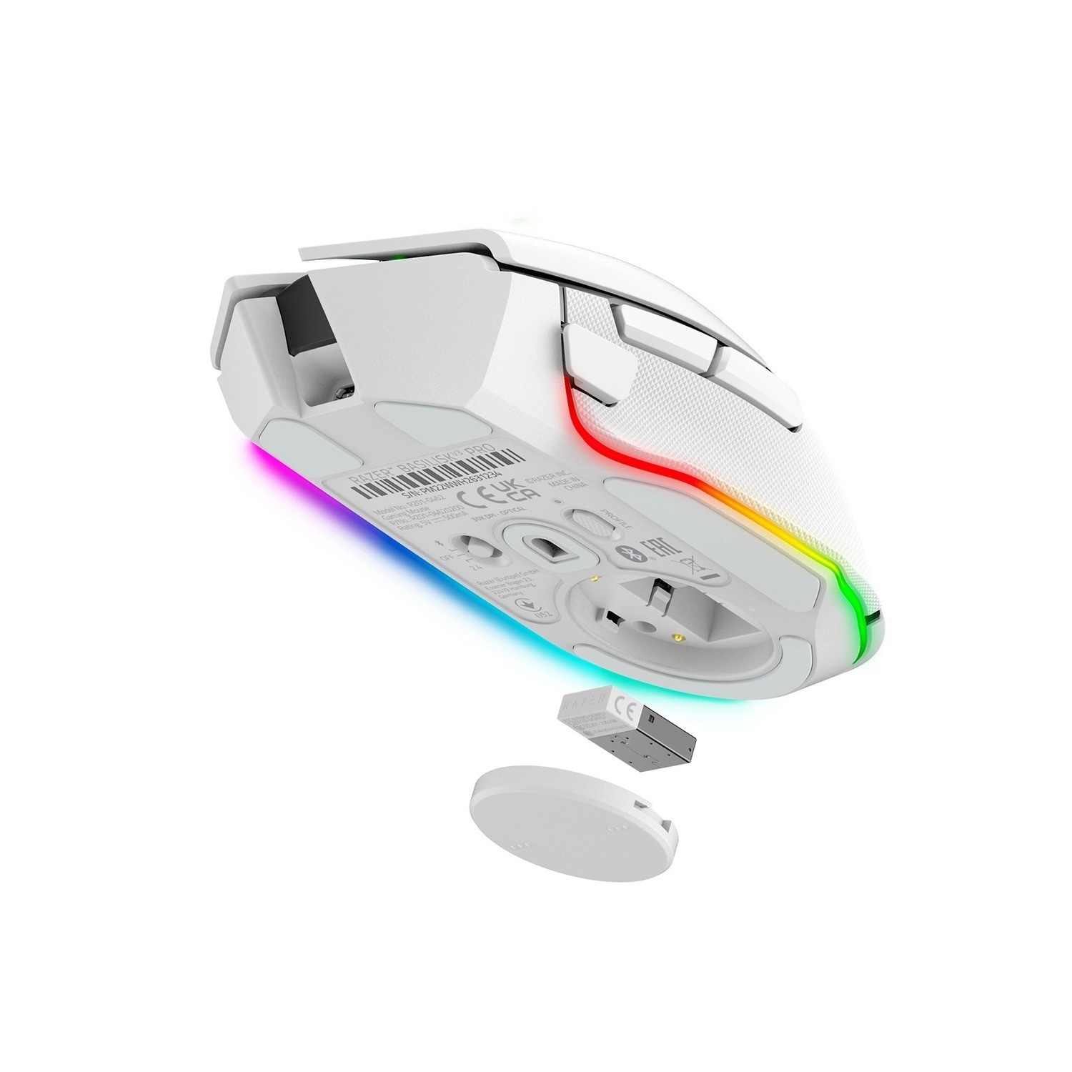 Razer Basilisk V3 Pro Wireless Gaming Mouse White Laptops Direct