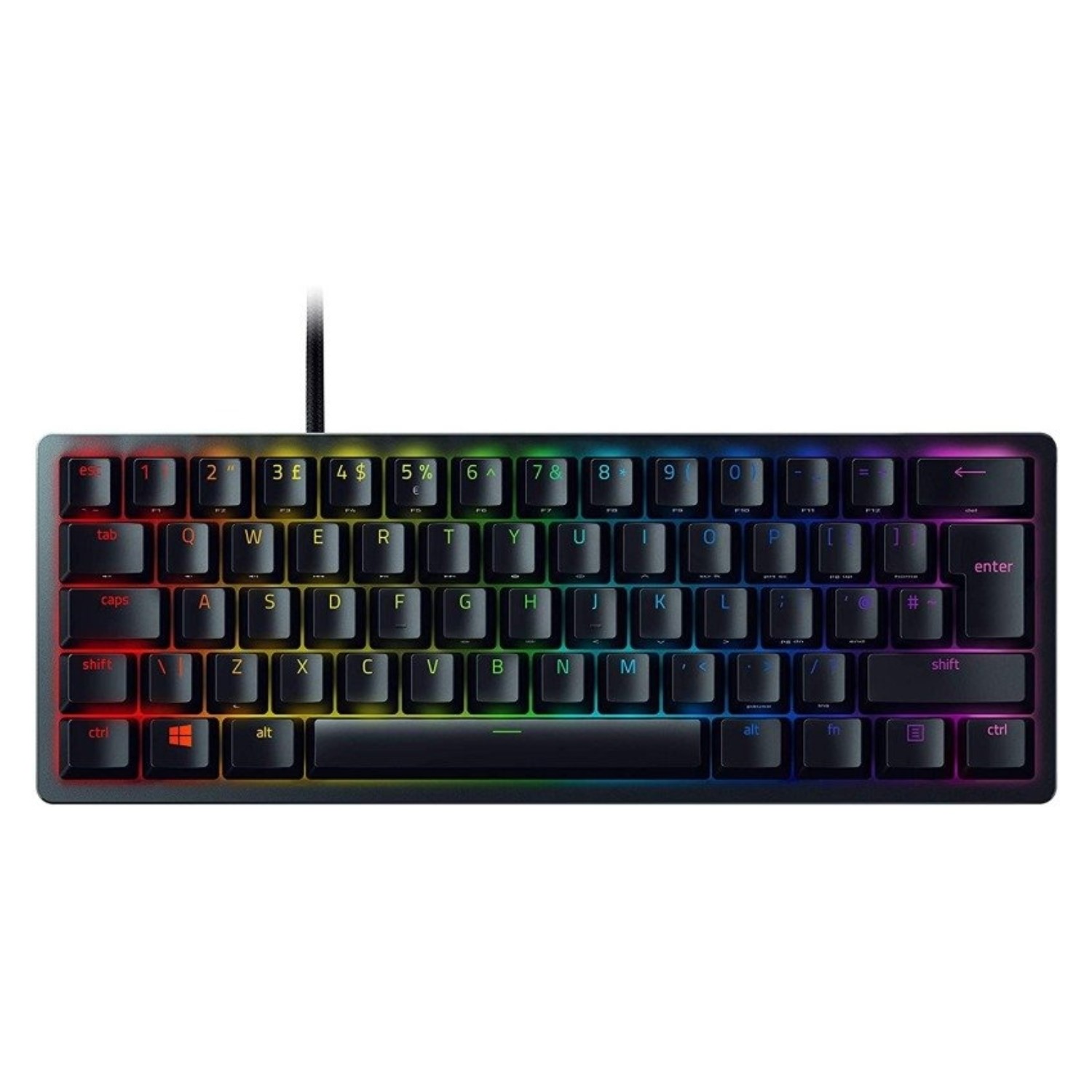 Razer Huntsman Mini Purple Switch RGB Wired Gaming Keyboard Black ...
