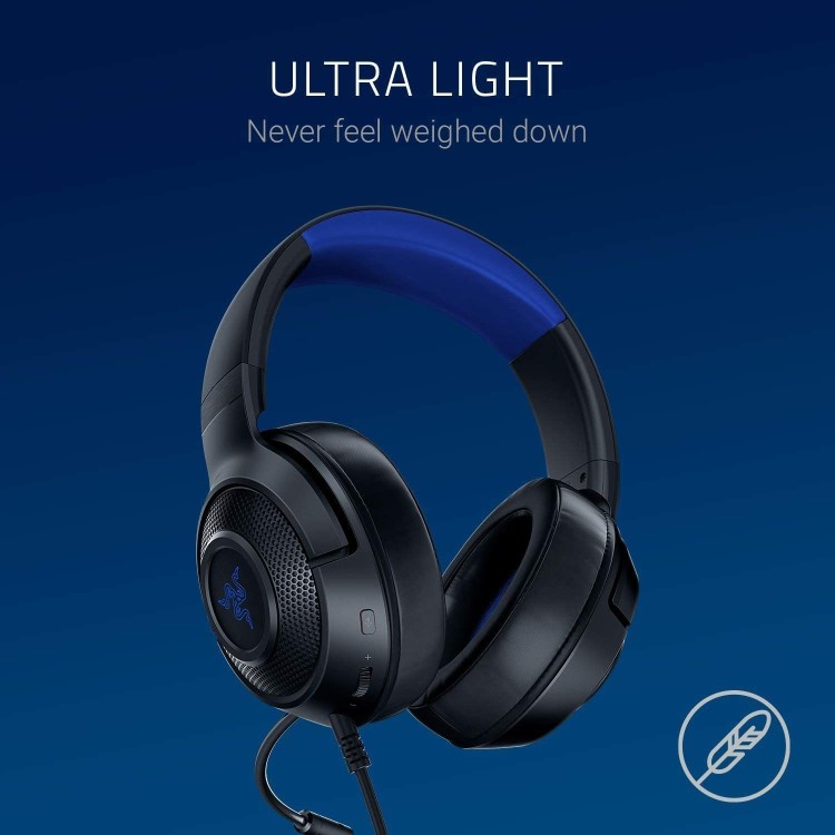 Razer Kraken X Gaming Headset - Black & Blue 