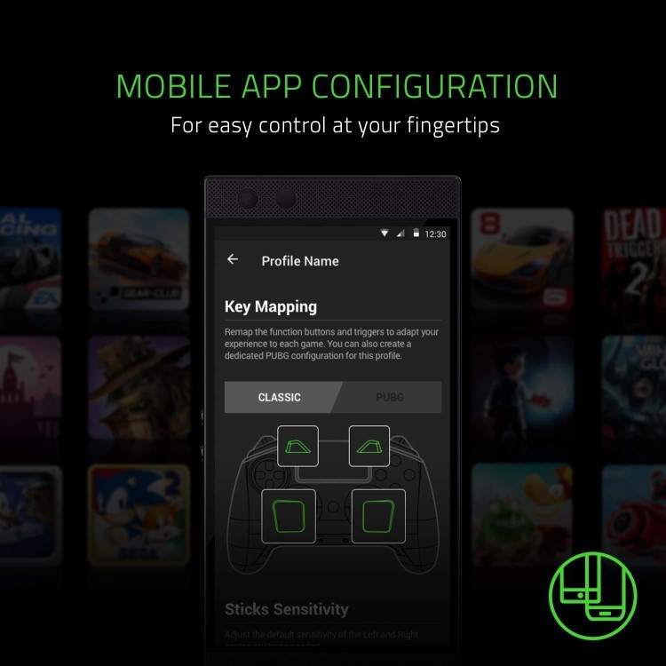 Razor Raiju  Mobile Gaming Controller for Android
