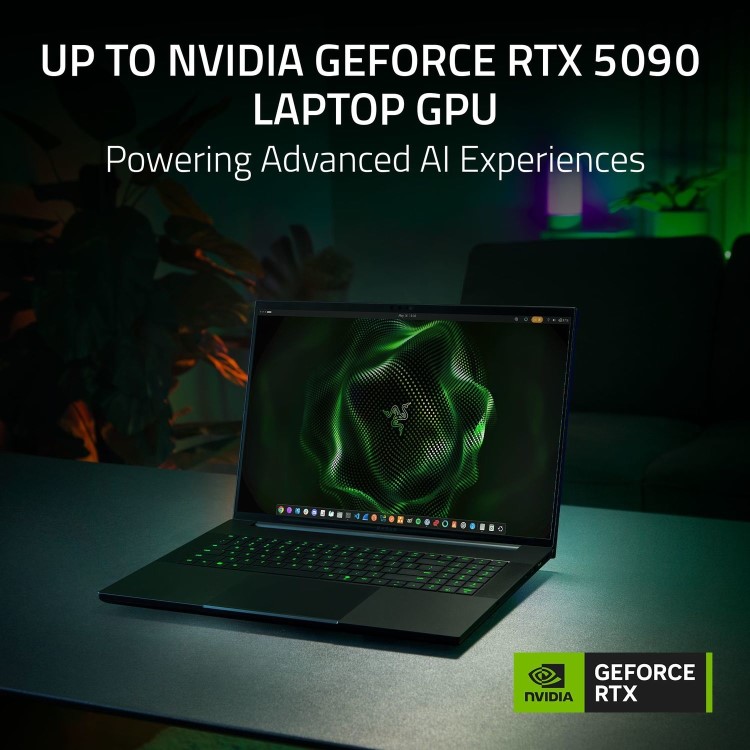Razer Blade 18 Intel Core Ultra 9 32GB RAM 1TB SSD GeForce RTX 5080 240Hz 18 Inch Windows 11 Gaming Laptop
