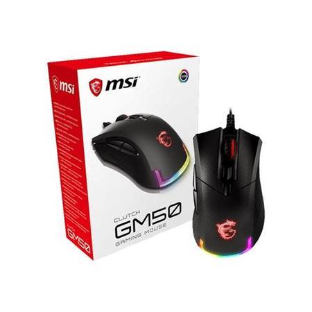 MSI CLUTCH GM50 Optical Black RGB Mouse