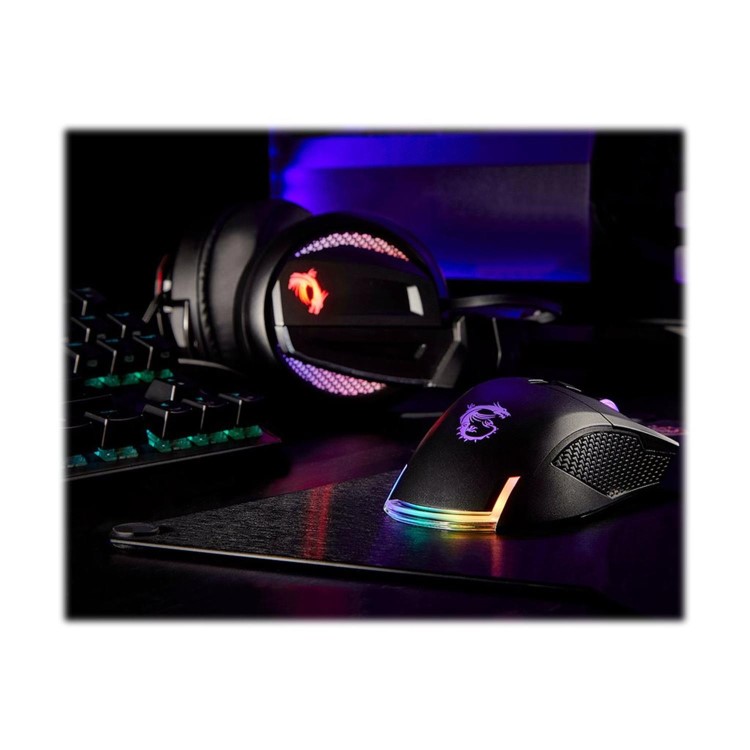 MSI CLUTCH GM50 Optical Black RGB Mouse
