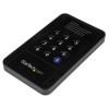 StarTech.com 2.5in USB 3.0 Encrypted External Hard Drive Enclosure - Portable SATA HDD