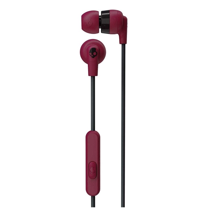 Skullcandy Ink'd - Wired In-Ear Earphones w/Mic - Moab/Red/Black