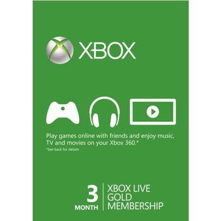 XBOX Live Prepaid Month Gold Subscription Laptops Direct