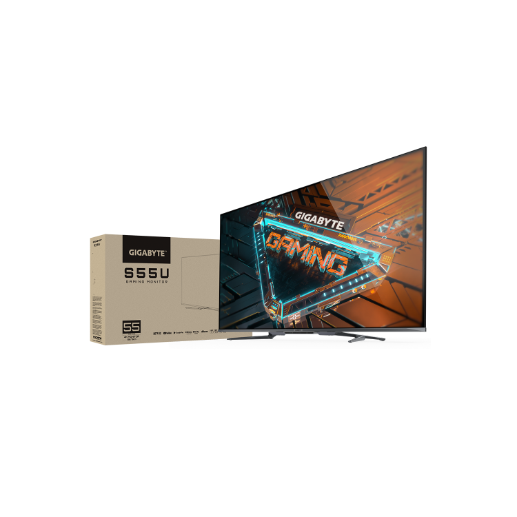 GIGABYTE S55U 55" VA 4K UHD 120Hz Gaming Monitor