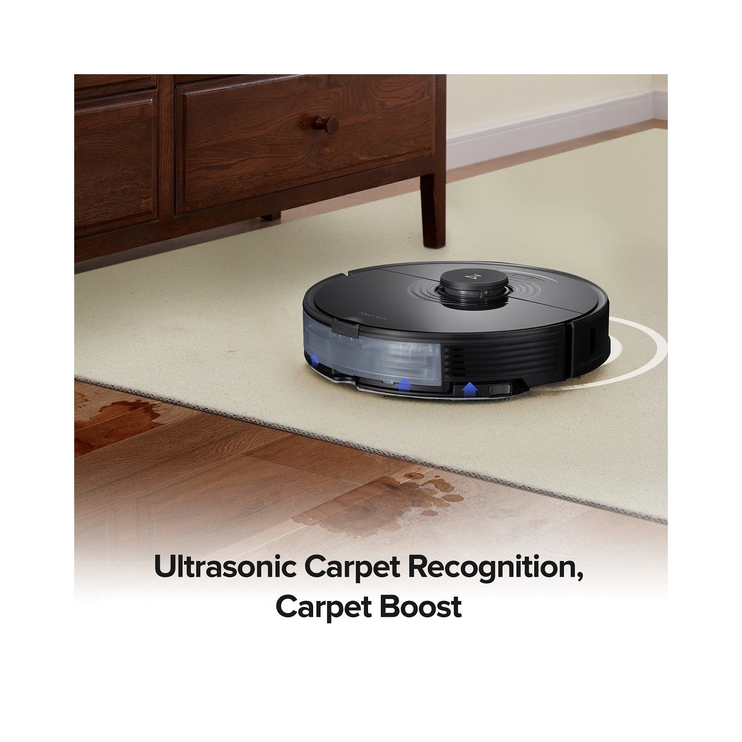 Roborock S7 Robotic Vacuum Cleaner and Mop 2500Pa Suction Black