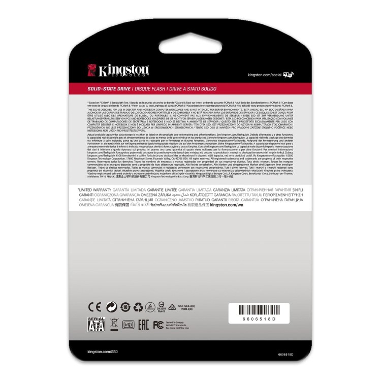 Kingston A400 240GB 2.5 Inch SATA Internal SSD