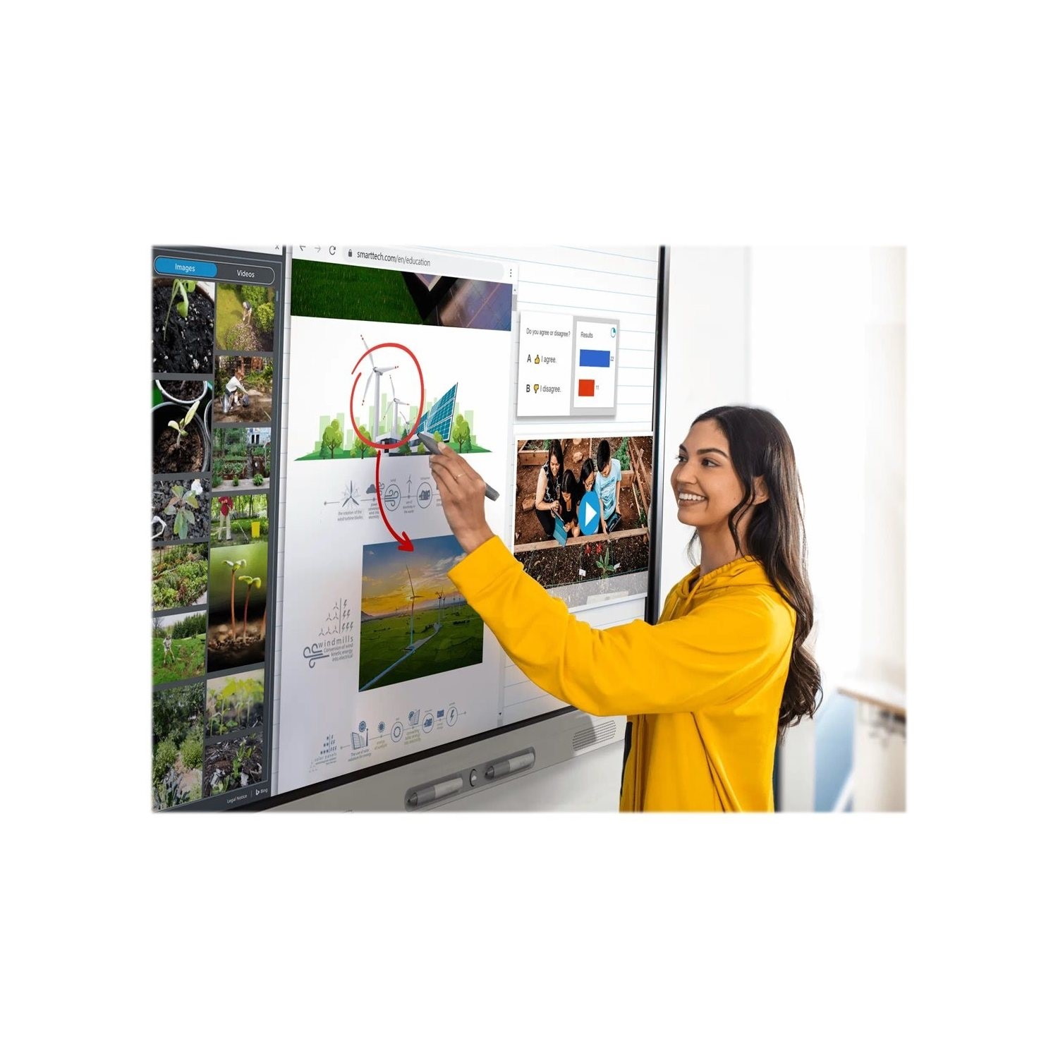 SMART Technologies SMART Board MX V4 Interactive Flat Panel - Laptops ...